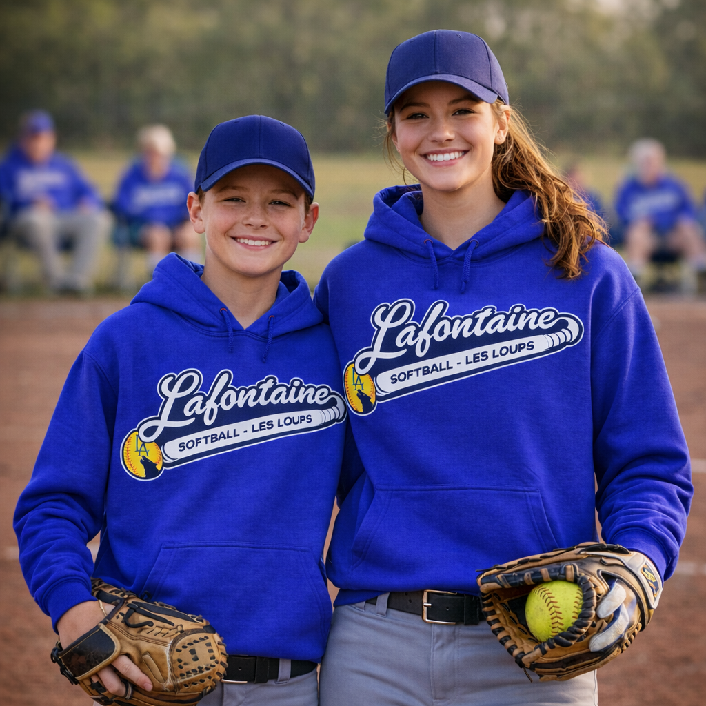 Lafontaine Softball Hoodie - Royal Blue